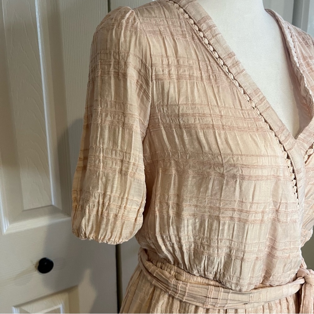 Love Colette dress, Chic Pink Wrap Dress, Size S - Picture 7 of 11